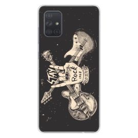 Coque En Silicone - Compatible Samsung Galaxy A71 - Design Stay Rock