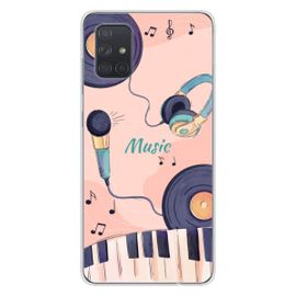 Coque En Silicone - Compatible Samsung Galaxy A71 - Design Accords En Couleur