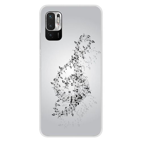 Coque En Silicone - Compatible Xiaomi Redmi Note 10, Xiaomi Redmi Note 10s - Design Valse Des Notes