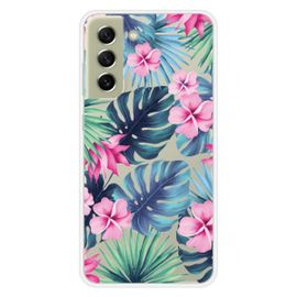 Coque En Silicone - Compatible Samsung Galaxy S21 Fe - Design Tropical Aquarelle