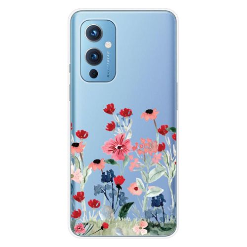 Coque En Silicone - Compatible Oneplus 9 - Design Printemps En Fleurs