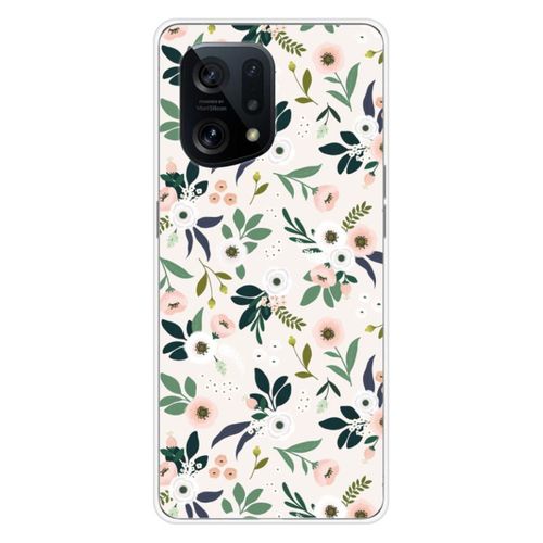 Coque En Silicone - Compatible Oppo Find X5 - Design Flowers