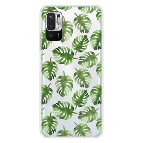 Coque En Silicone - Compatible Xiaomi Redmi Note 10, Xiaomi Redmi Note 10s - Design Feuilles De Monstera