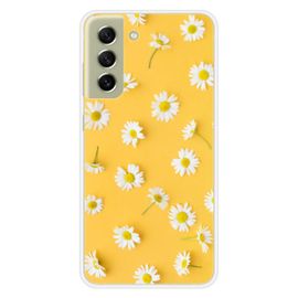 Coque En Silicone - Compatible Samsung Galaxy S21 Fe - Design Marguerittes