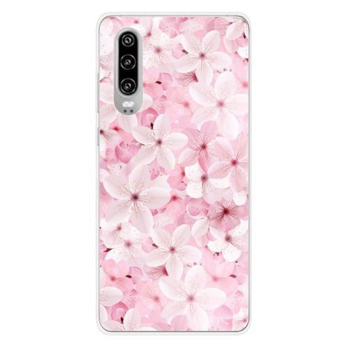 Coque En Silicone - Compatible Huawei P30 - Design Sakura