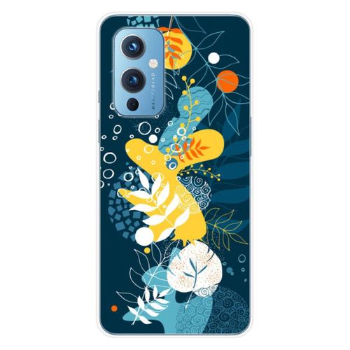 Coque En Silicone - Compatible Oneplus 9 - Design Sea Flowers