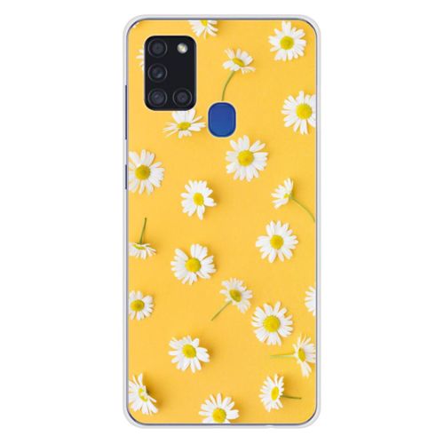 Coque En Silicone - Compatible Samsung Galaxy A21s - Design Marguerittes