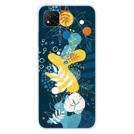Coque En Silicone - Compatible Xiaomi Redmi 9c - Design Sea Flowers