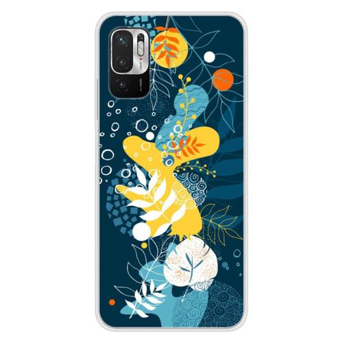 Coque En Silicone - Compatible Xiaomi Redmi Note 10, Xiaomi Redmi Note 10s - Design Sea Flowers