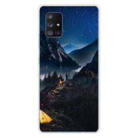 Coque En Silicone - Compatible Samsung Galaxy A71 5g - Design Seul En Montagne
