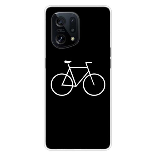 Coque En Silicone - Compatible Oppo Find X5 - Design Bike Hipster