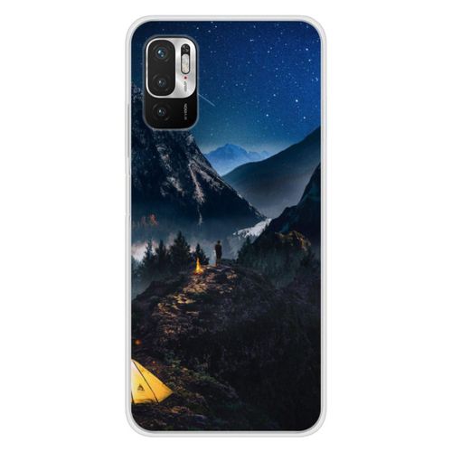 Coque En Silicone - Compatible Xiaomi Redmi Note 10, Xiaomi Redmi Note 10s - Design Seul En Montagne