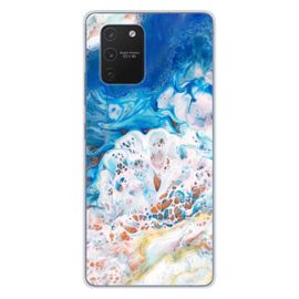 Coque En Silicone - Compatible Samsung Galaxy S10 Lite - Design Marbre Ocean