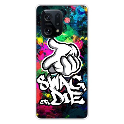 Coque En Silicone - Compatible Oppo Find X5 - Design Swag Or Die