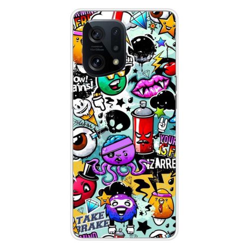 Coque En Silicone - Compatible Oppo Find X5 - Design Graffiti 2