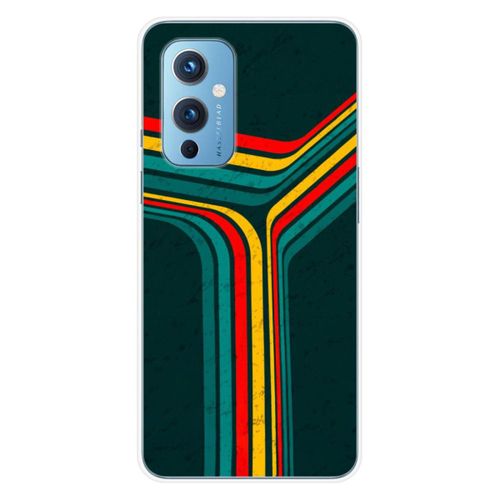 Coque En Silicone - Compatible Oneplus 9 - Design Retro Lines