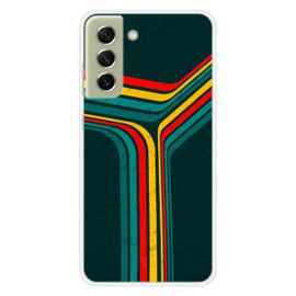 Coque En Silicone - Compatible Samsung Galaxy S21 Fe - Design Retro Lines