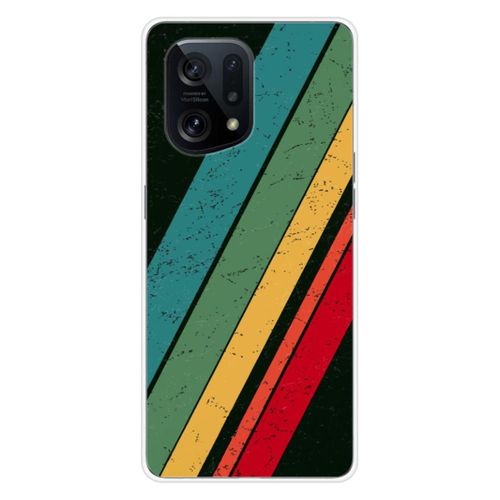 Coque En Silicone - Compatible Oppo Find X5 - Design Grunge