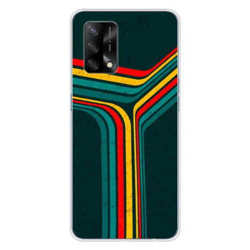 Coque En Silicone - Compatible Oppo A74 4g - Design Retro Lines