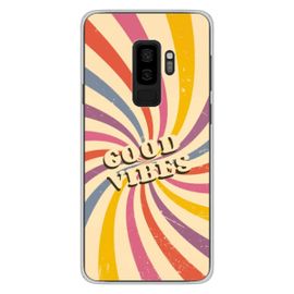 Coque En Silicone - Compatible Samsung Galaxy S9 Plus - Design Good Vibes