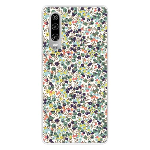 Coque En Silicone - Compatible Huawei P30 - Design Liberty Wiltshire Vert
