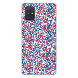 Coque En Silicone - Compatible Samsung Galaxy A71 - Design Liberty Wiltshire Bleu