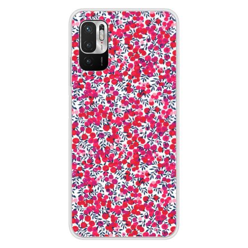 Coque En Silicone - Compatible Xiaomi Redmi Note 10, Xiaomi Redmi Note 10s - Design Liberty Wiltshire Rouge