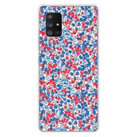 Coque En Silicone - Compatible Samsung Galaxy A71 5g - Design Liberty Wiltshire Bleu