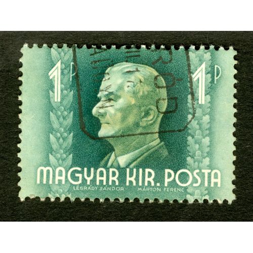 Timbre Oblitéré Magyar Kir. Posta, 1 P