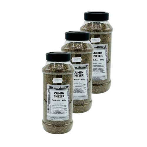 Lot 3x Cumin En Graine - Pot 400g