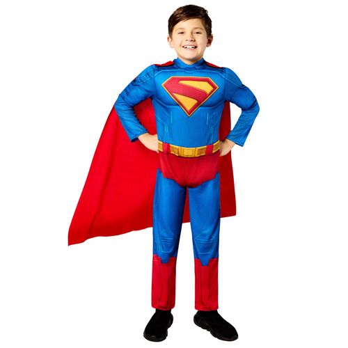 Déguisement Superman Luxe - Taille: 5 À 6 Ans (110 À 116 Cm)