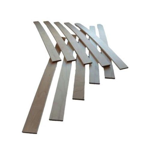 Ebac - 10 Lattes - 580x53x8 Mm - Spécial / Bz / Clic Clac - Marron