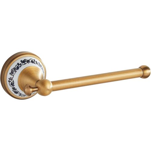 ERYI-Support De Papier Toilette, Support De Rouleau De Papier Toilette De Salle De Bain, Support De Rouleau De Papier Toilette Antique En Laiton Laiton Fixé Au Mur Accessoires De Quincaill