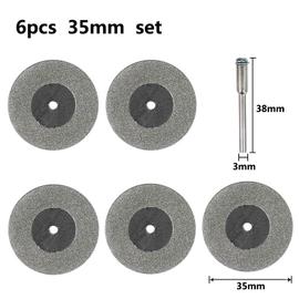 Outillage: Disque acier de découpe pour Dremel (6 pcs)