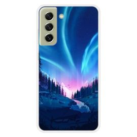 Coque En Silicone - Compatible Samsung Galaxy S21 Fe - Design Tombee De Nuit