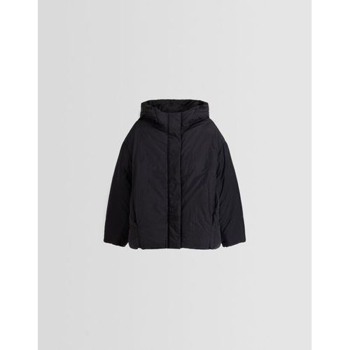  Doudoune Capuche Nylon Femme Xs-S Noir