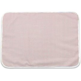 Eryi-, Sets De Table En Pur Coton Pour Le Repas - Goûter À La Maternelle Taille 52 X 37 Cm Motif Carreaux Roses