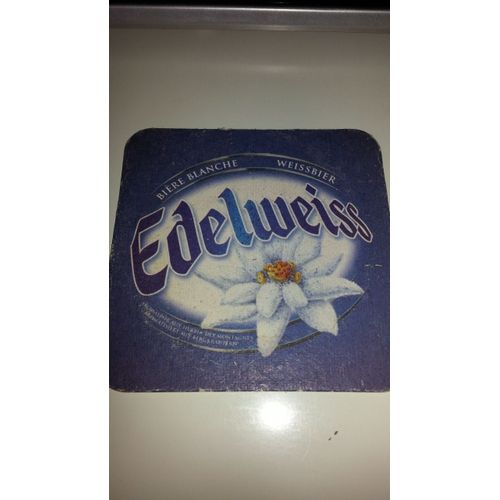 Sous-Bock Bière Blanche Edelweiss
