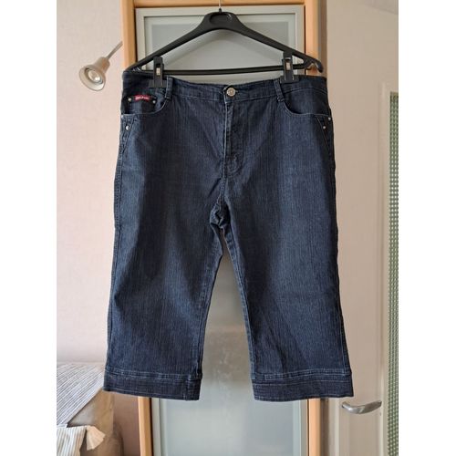 Pantacourt En Jean Bleu Taille 46