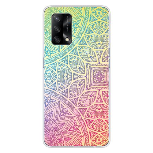 Coque En Silicone - Compatible Oppo A74 4g - Design Mandala Pastel