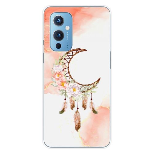 Coque En Silicone - Compatible Oneplus 9 - Design Dreamcatcher Lune