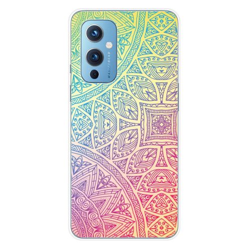 Coque En Silicone - Compatible Oneplus 9 - Design Mandala Pastel
