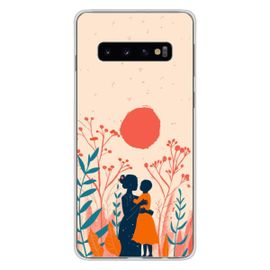 Coque En Silicone - Compatible Samsung Galaxy S10 - Design Souffle De Tendresse