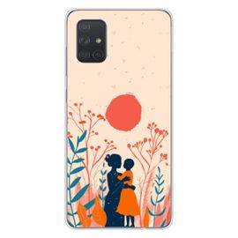 Coque En Silicone - Compatible Samsung Galaxy A71 - Design Souffle De Tendresse