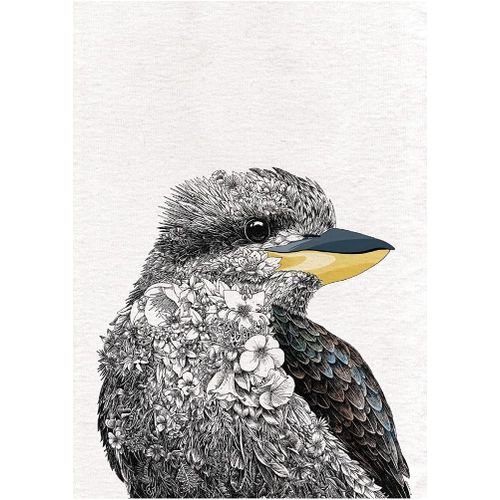 Eryi-Maxwell & Williams - Serviette De Table 100% Coton, Imprimé De Martin-Chasseur Géant, Collection Marini Ferlazzo, 50 X 70 Cm - Multicolores