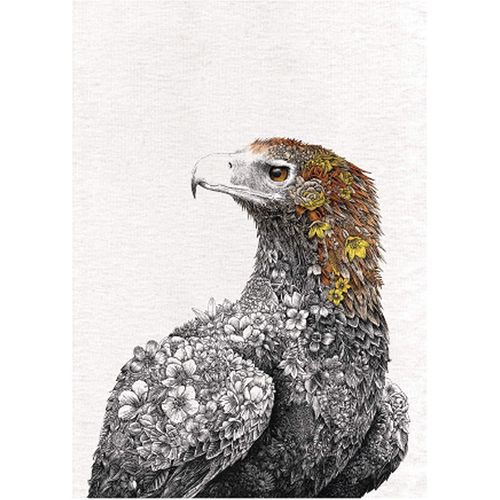Eryi-Maxwell & Williams - Serviette De Table 100% Coton, Imprimé D'aigle Australien, Collection Marini Ferlazzo, 50 X 70 Cm - Multicolores