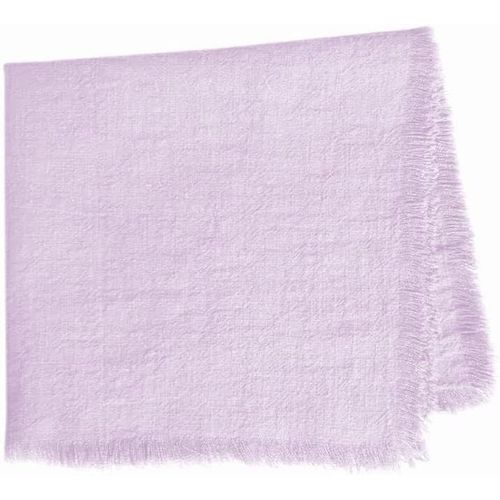 Eryi-Lot De 4 Serviettes En Tissu Doux En Coton Et Lin - Serviettes En Tissu Lavables - Décoration De Table Pour Cuisine, Famille, Fête, Dîner, Café, Restaurant - Violet