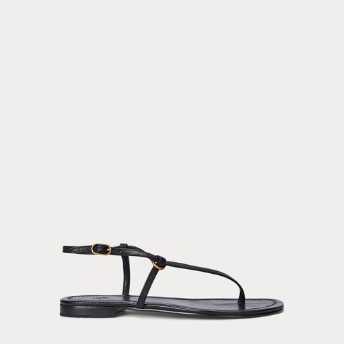 Sandales Anneau En O En Cuir