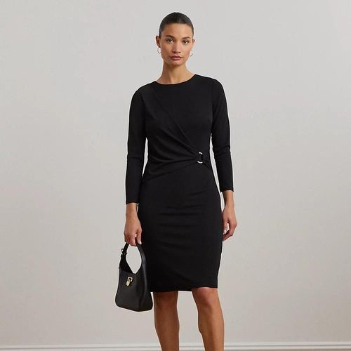 Robe Rayée À Manches Trois-Quarts