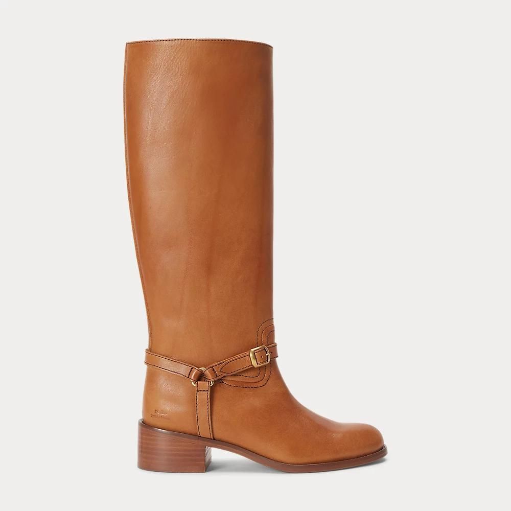 Bottes D'équitation Harnais En Cuir Tanné